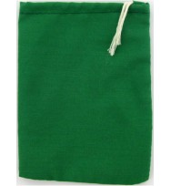 Green Cloth Bag With Drawstring
